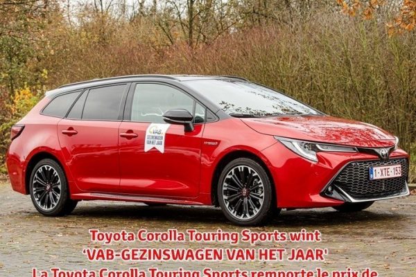 Toyota Corolla wint prijs VAB - gezinswagen van het jaar 2022 !!!